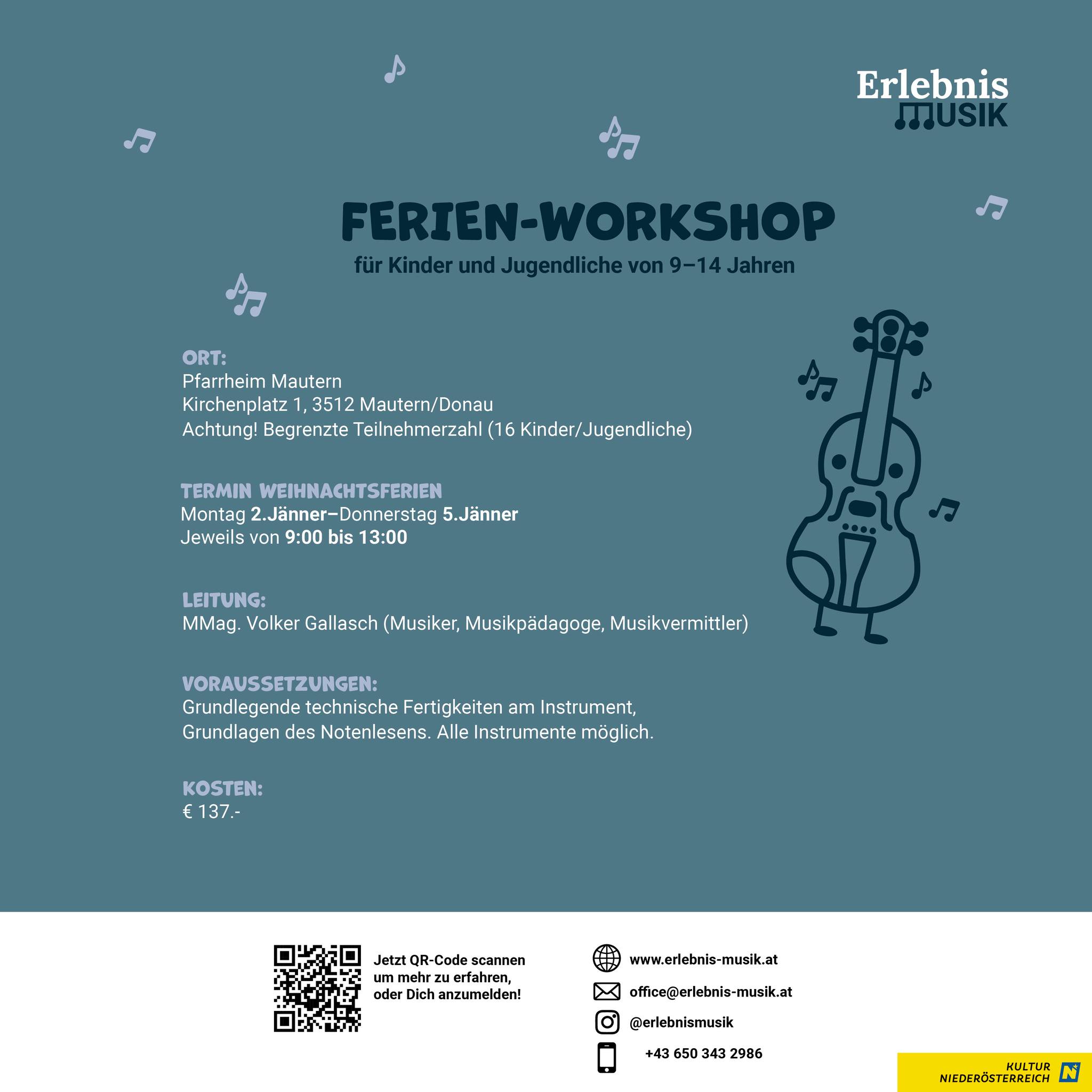 Ferien-Workshop Jan 2023